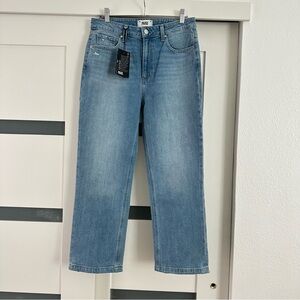 NWT PAIGE Sarah Straight Ankle High Rise Straight Leg Denim Size 29